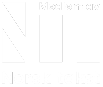 Medlem av Norsk takst logo i hvit