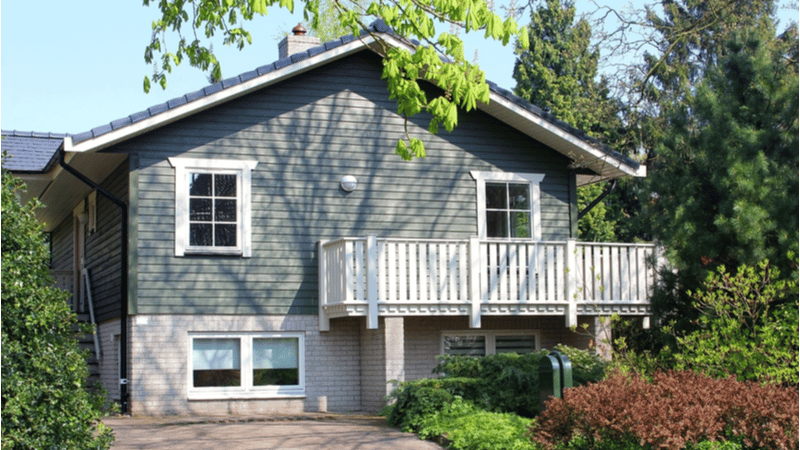 Et hus med veranda